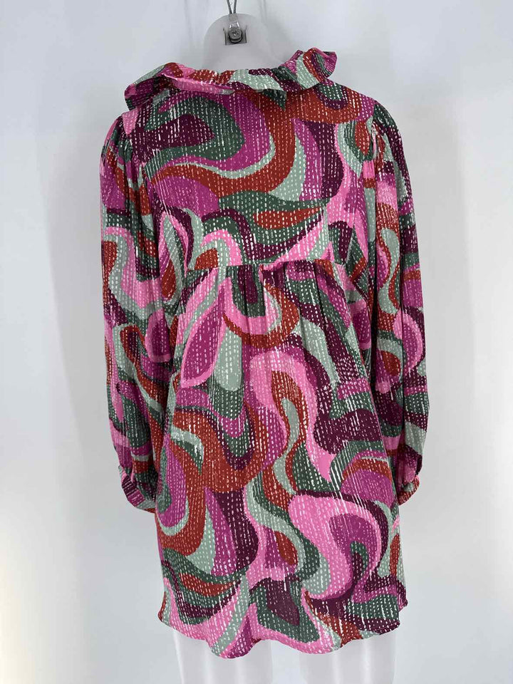 Size L ADRIENNE Purple Shirt