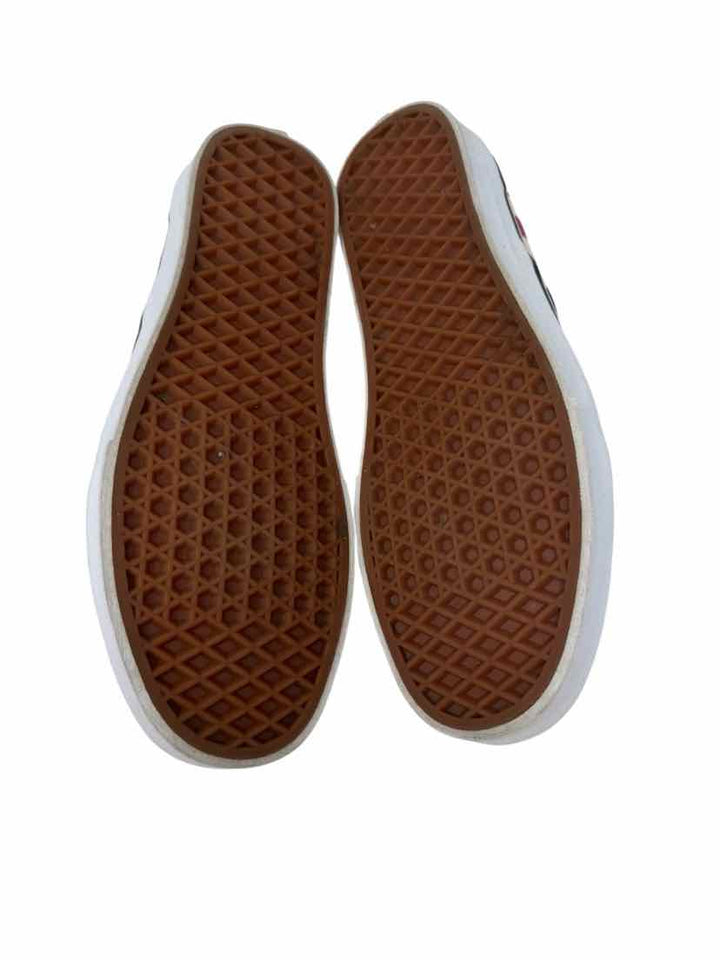 Shoe Size 41 Vans Multi-Color Canvas Sneakers