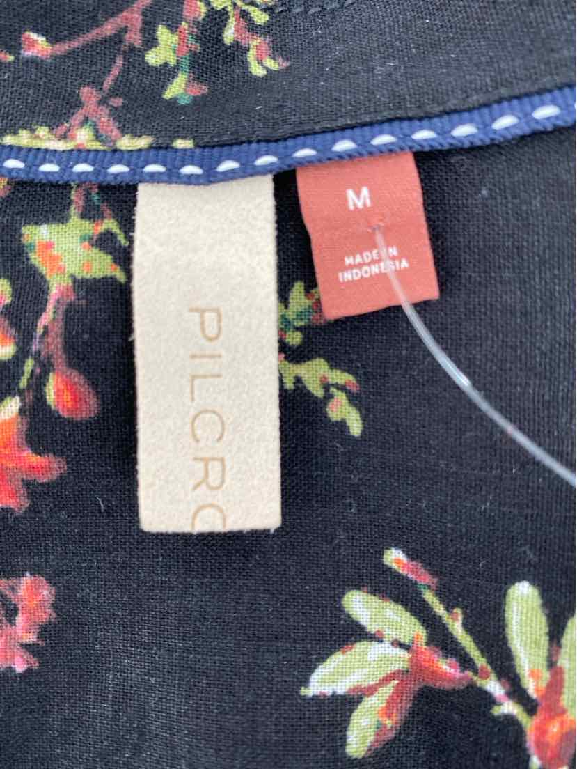 Size M Pilcro & the Letterpress Black Shirt