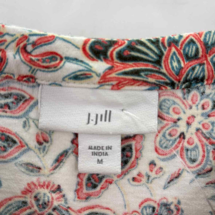 Size M J JILL White Shirt