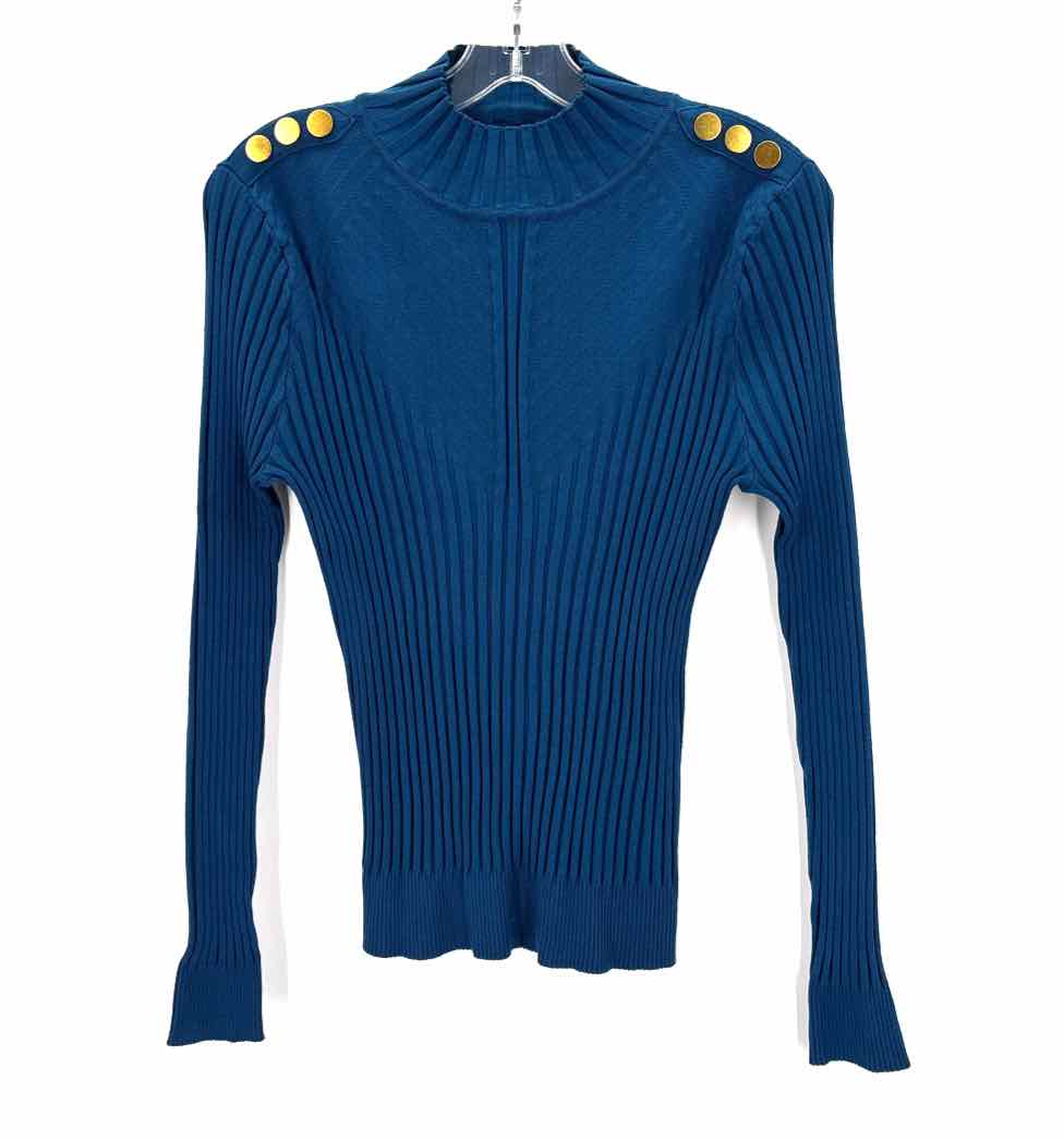 Size L Teal Knit Sweater