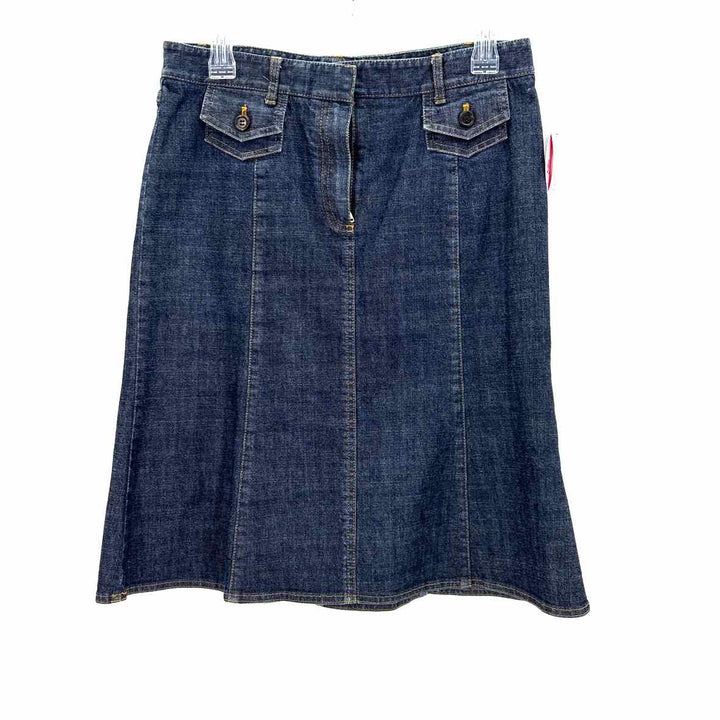 Size 8 THEORY Navy Denim Skirt