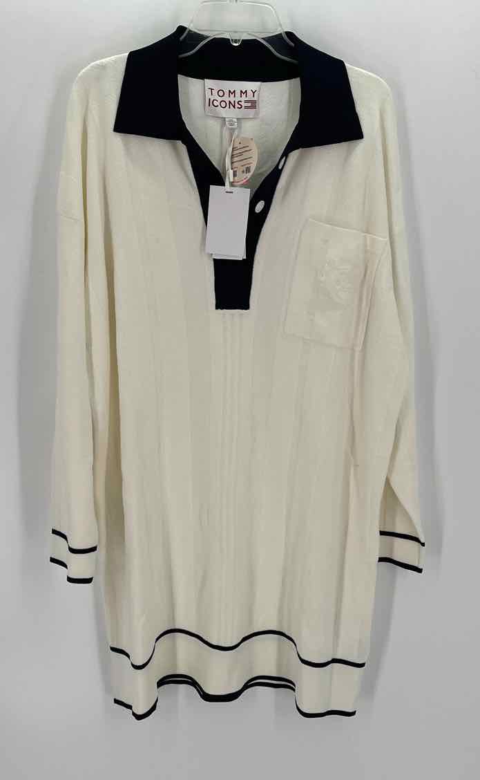 Size XXL TOMMY HILFIGER White Sweater