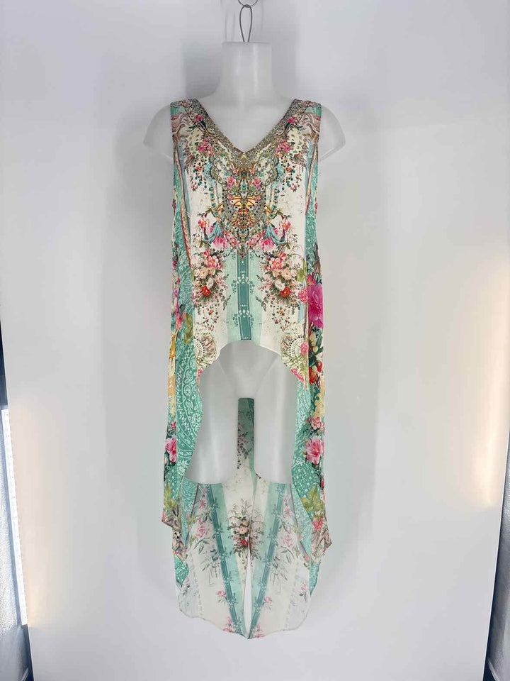 Size S CAMILLA Multi-Color Silk Shirt