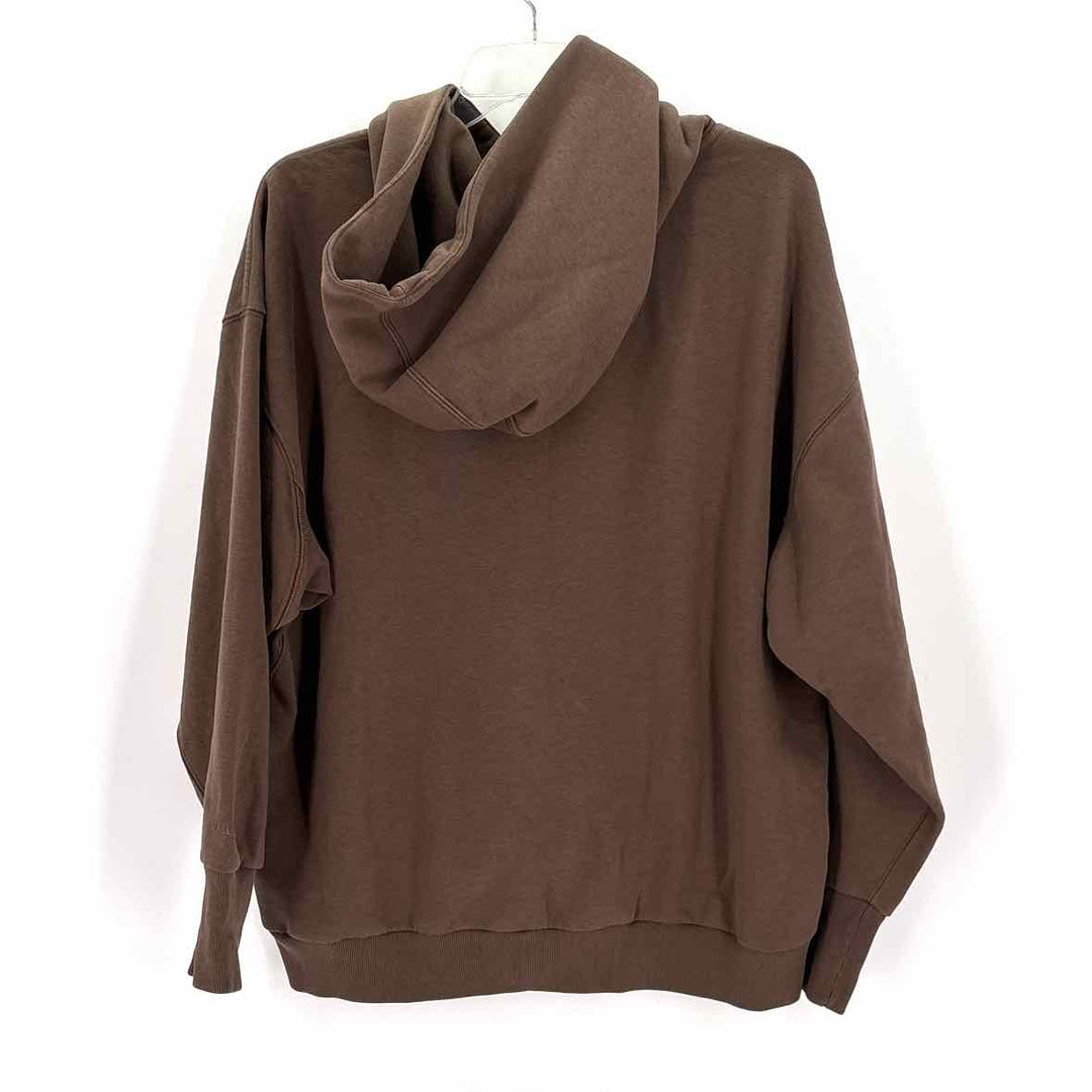 Size L Adidas Brown Cotton Sweater