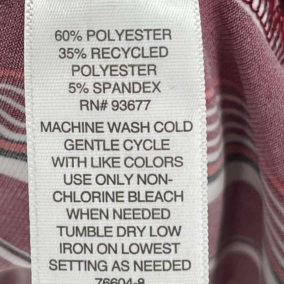 Size 3X LIZ CLAIBORNE Burgundy Shirt