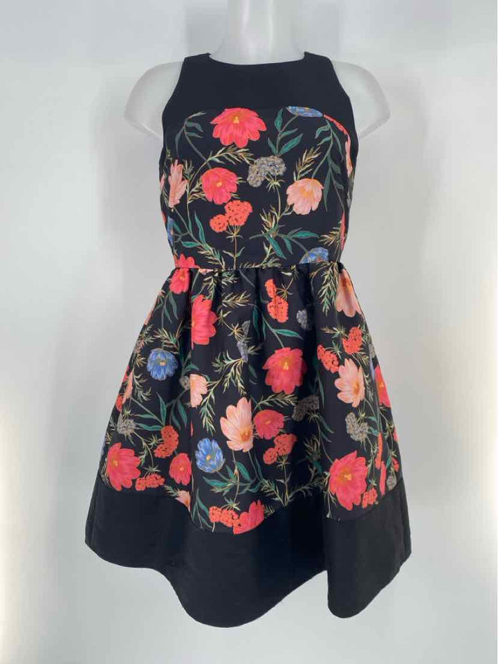 Size 2 Kate Spade Black Print Dress