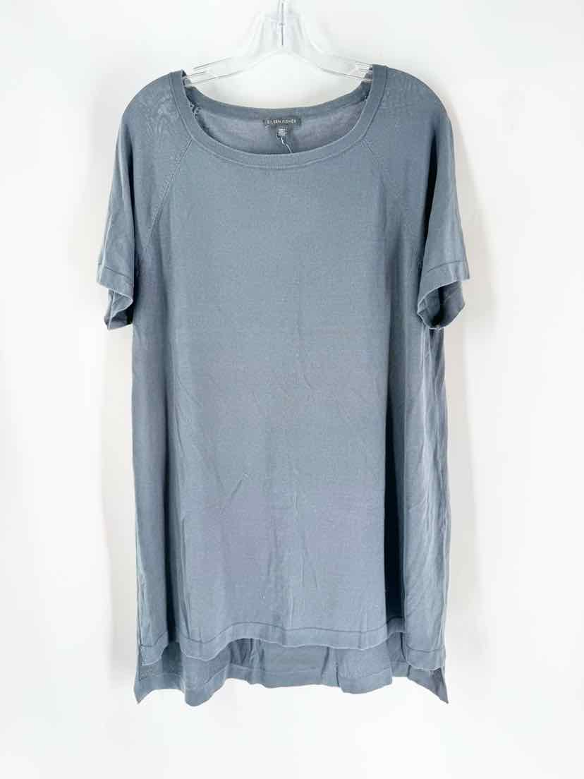 Size L Eileen Fisher Navy Sweater