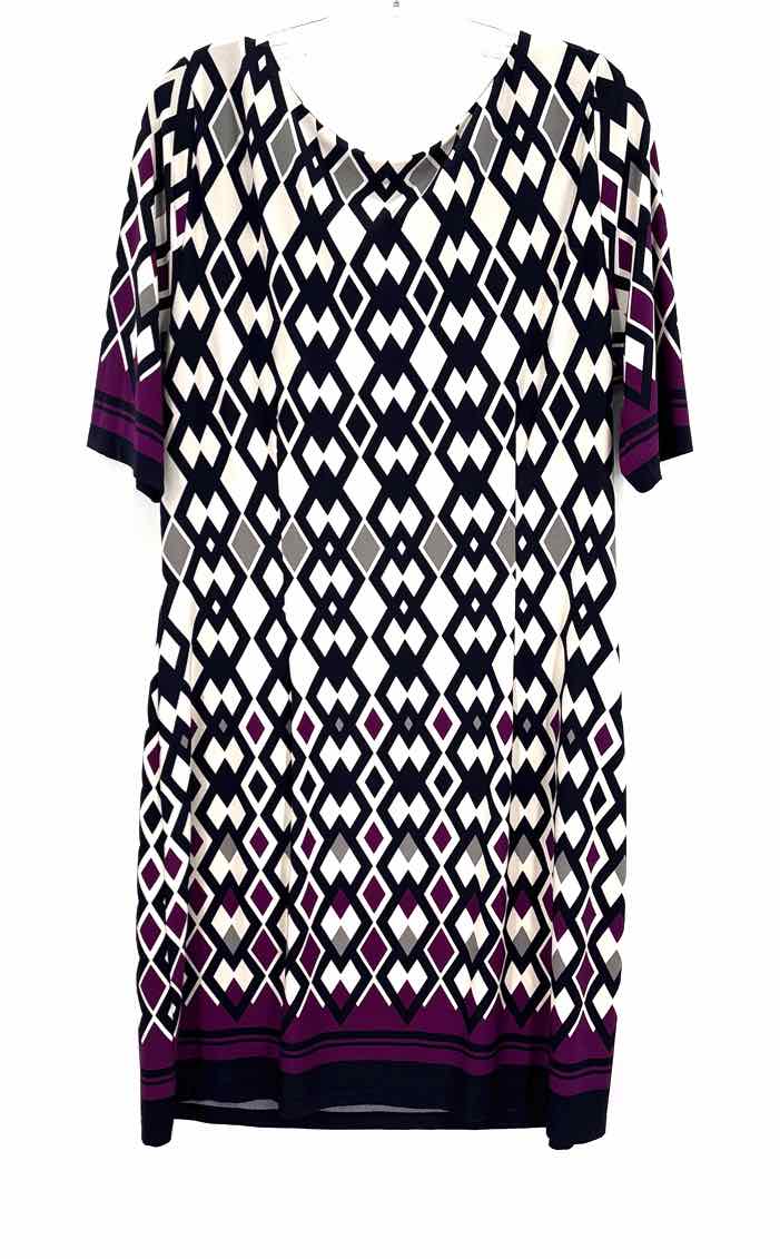 Size L JESSICA HOWARD Multi-Color Dress