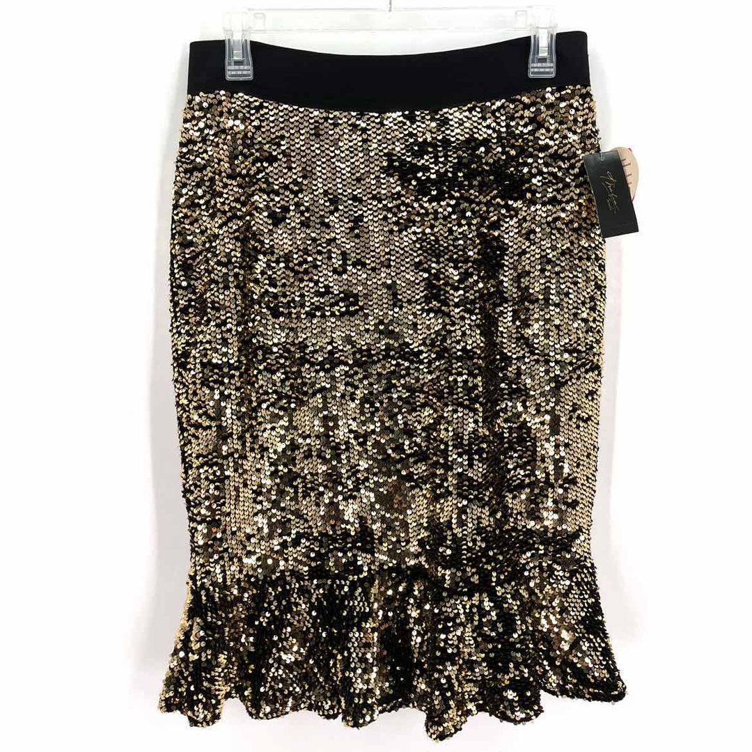 Size M Gold Sequined Skirt