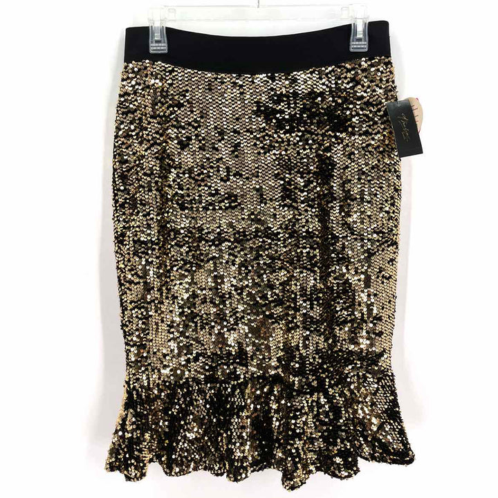 Size M Gold Sequined Skirt