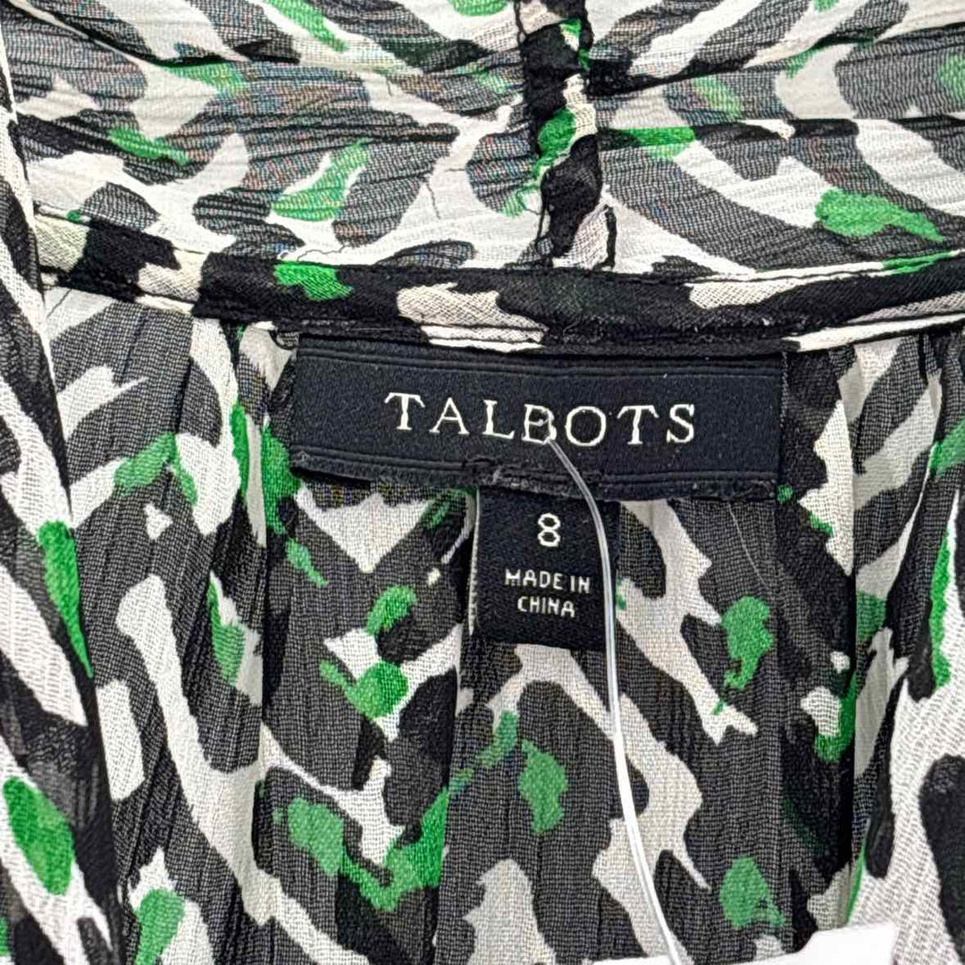Size 8 Talbots Black Shirt