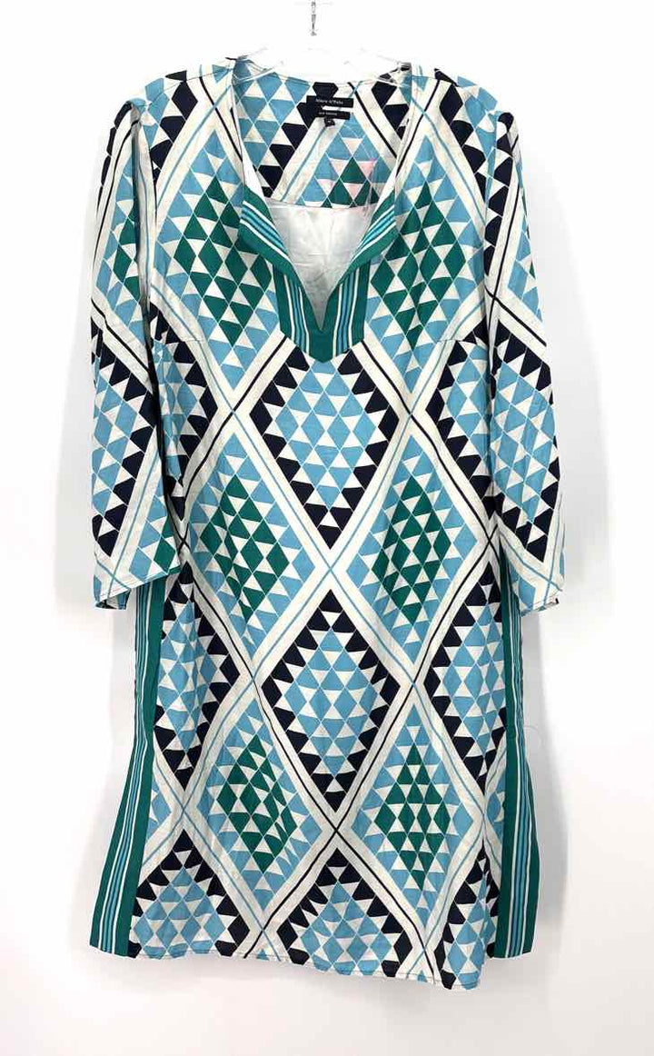 Size 14 White Viscose Dress