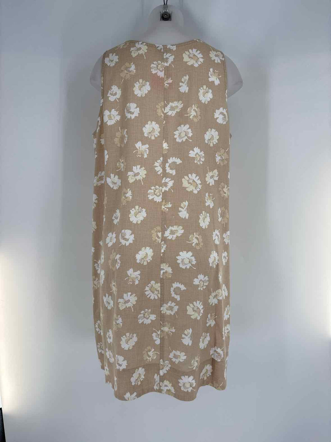 Size L J JILL Tan Linen Dress