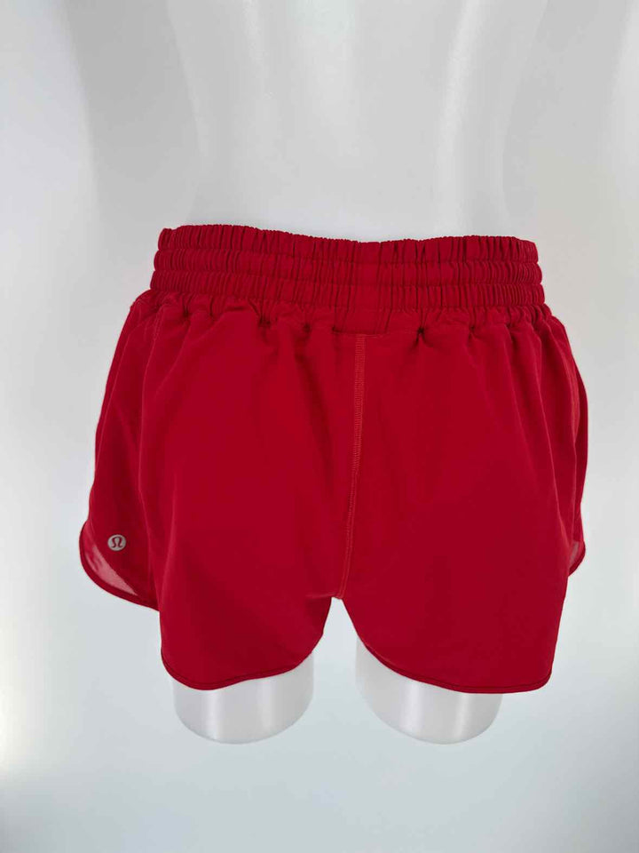 Size 10 Lululemon Red Shorts