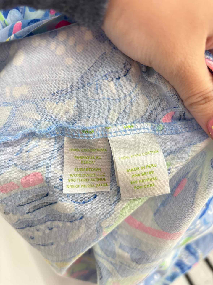 Size S Lilly Pulitzer Blue Print Dress