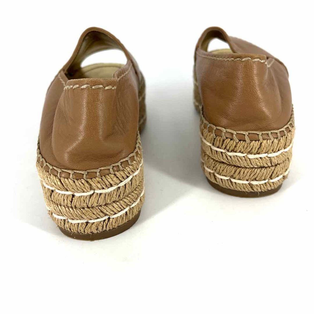 Shoe Size 5 PRADA Taupe Leather Sandals