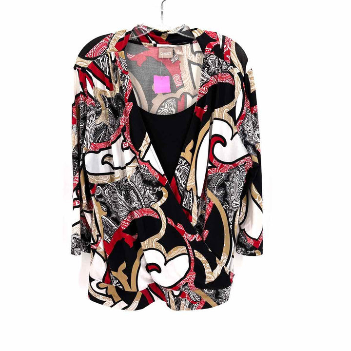 Size 3 Chico's Multi-Color Shirt