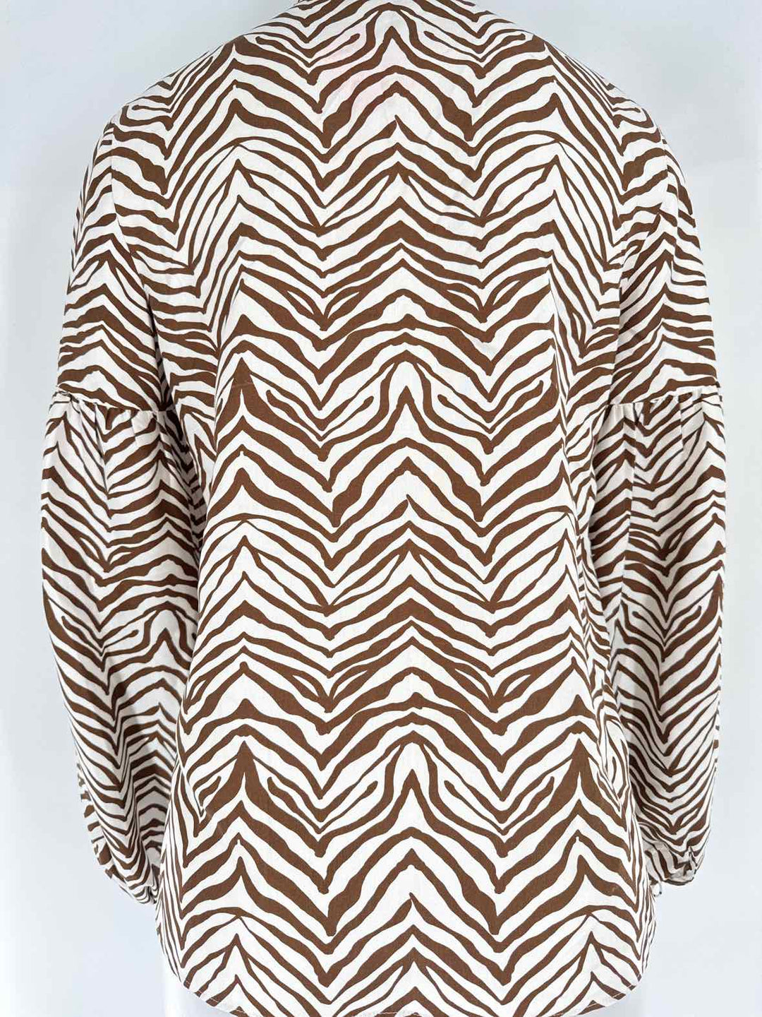 Size XS LAFAYETTE Brown Print Shirt