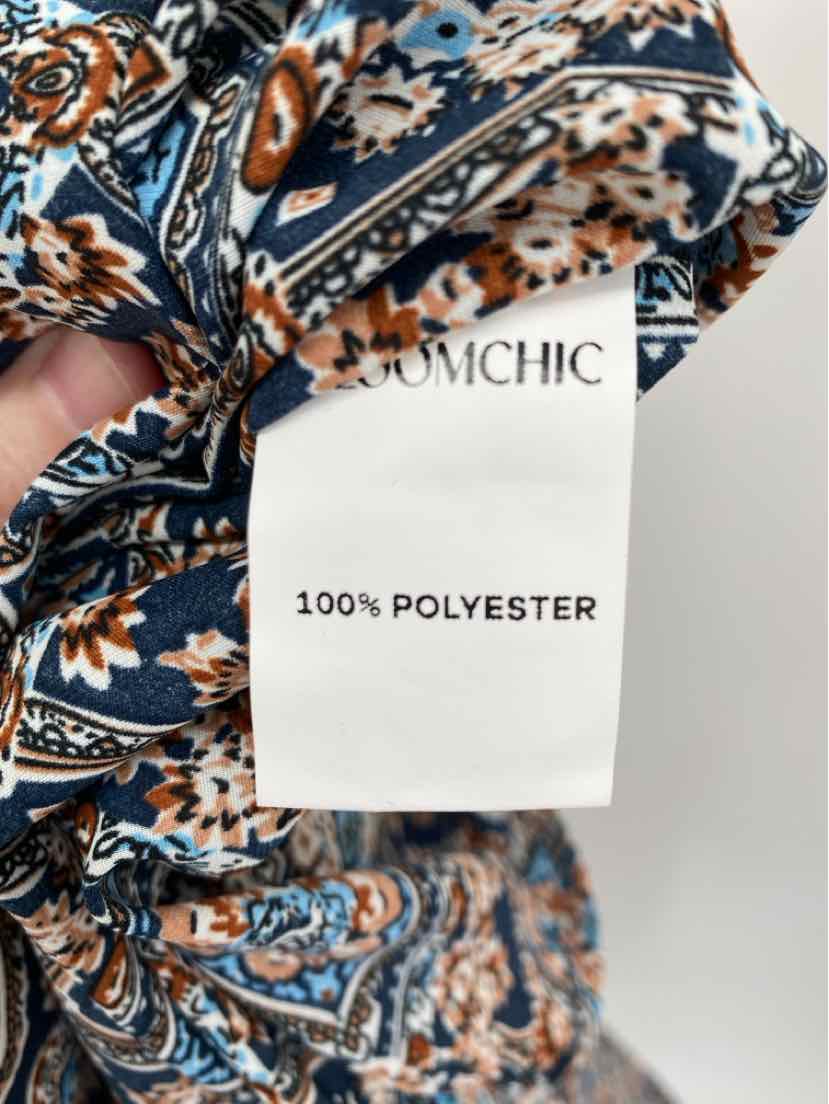Size 22 Navy Print Shirt
