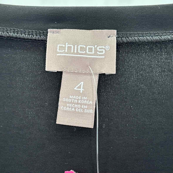 Size XXL Chico's Black Shirt
