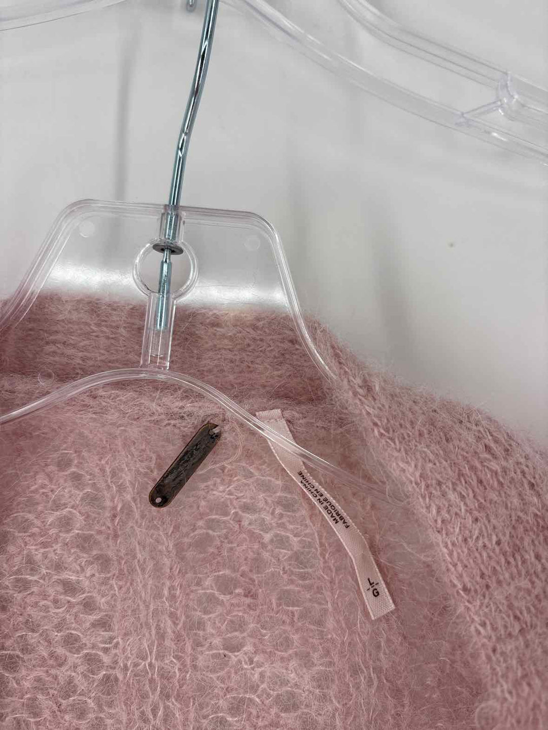 Size L FREE PEOPLE Pink Sweater