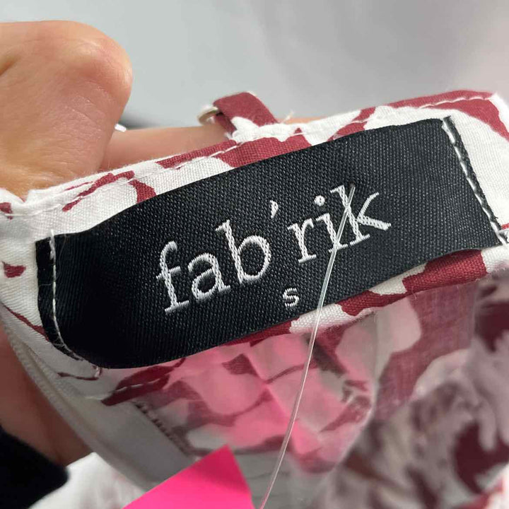Size S FABRIK Burgundy Dress