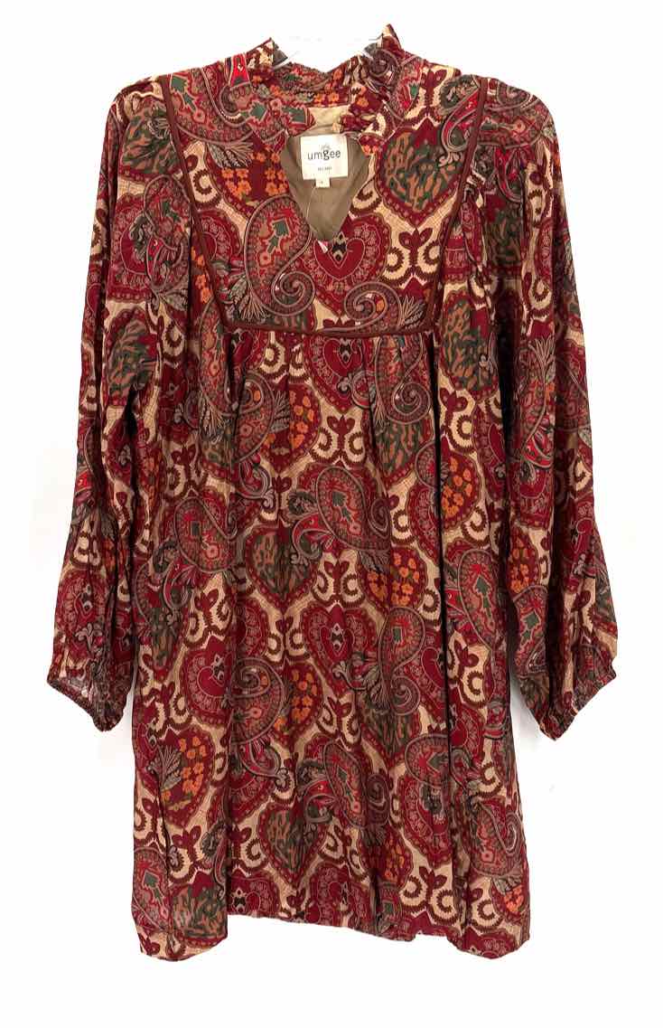 Size L Umgee Burgundy Dress