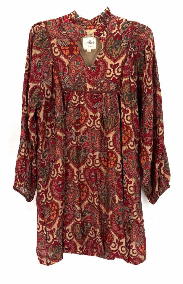 Size L Umgee Burgundy Dress