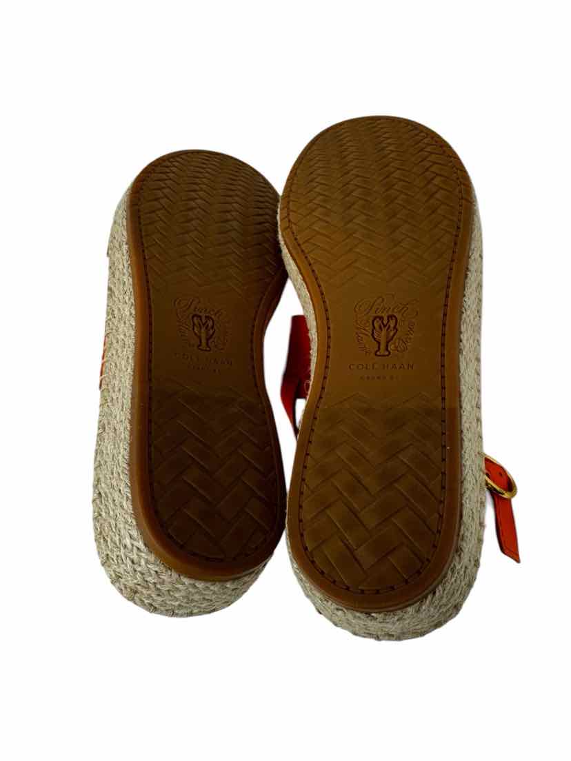 Shoe Size 8 Cole Haan Orange Sandals