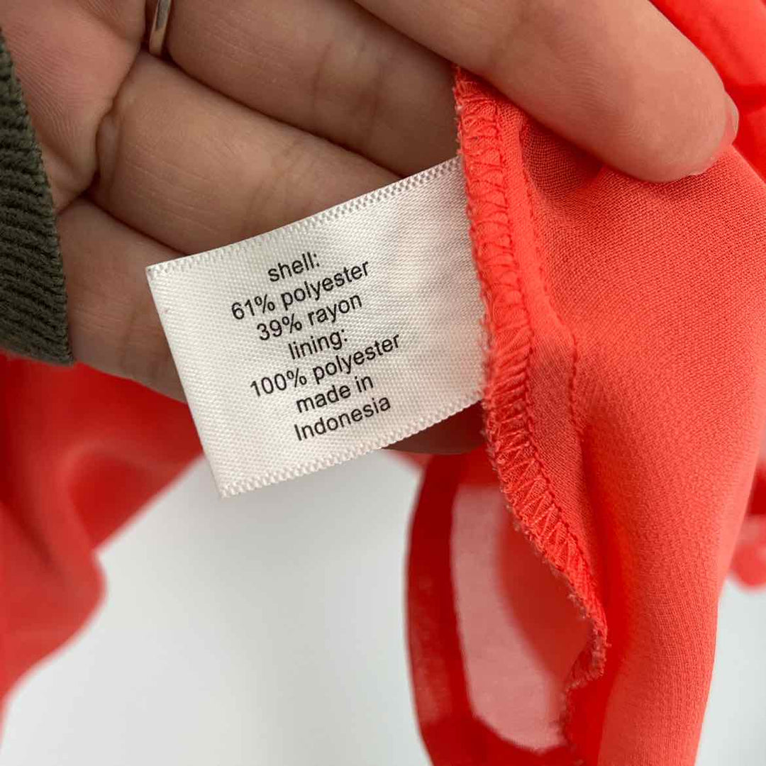 Size 24 LANE BRYANT Orange Shirt