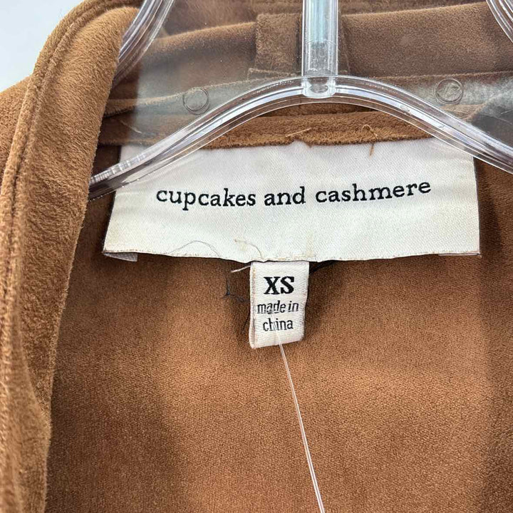 Size XS Cupcakes & Cashmere Brown Shirt