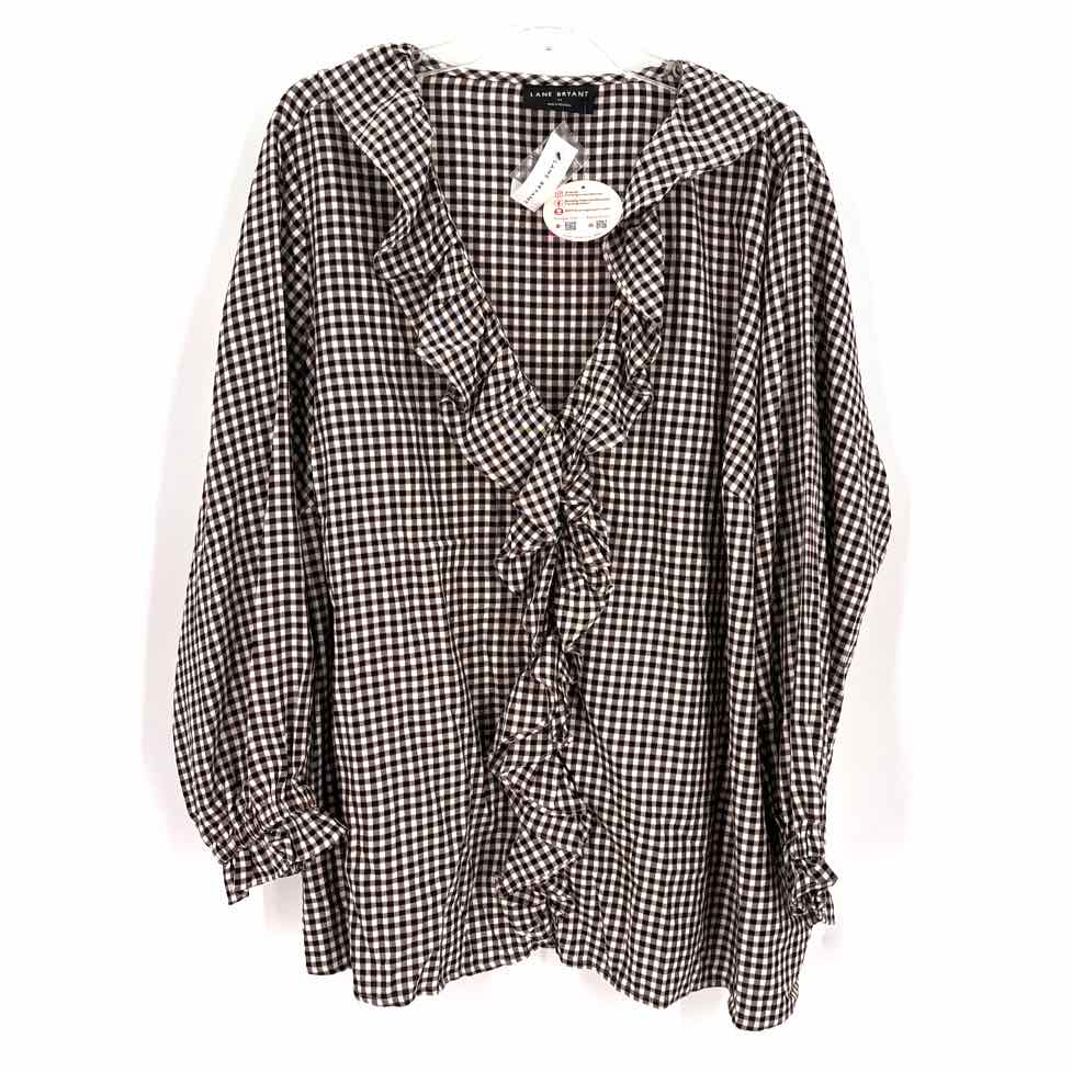 Size 24 LANE BRYANT Multi-Color Shirt