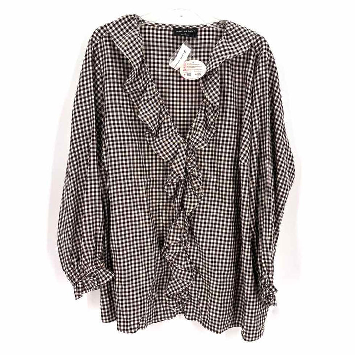 Size 24 LANE BRYANT Multi-Color Shirt