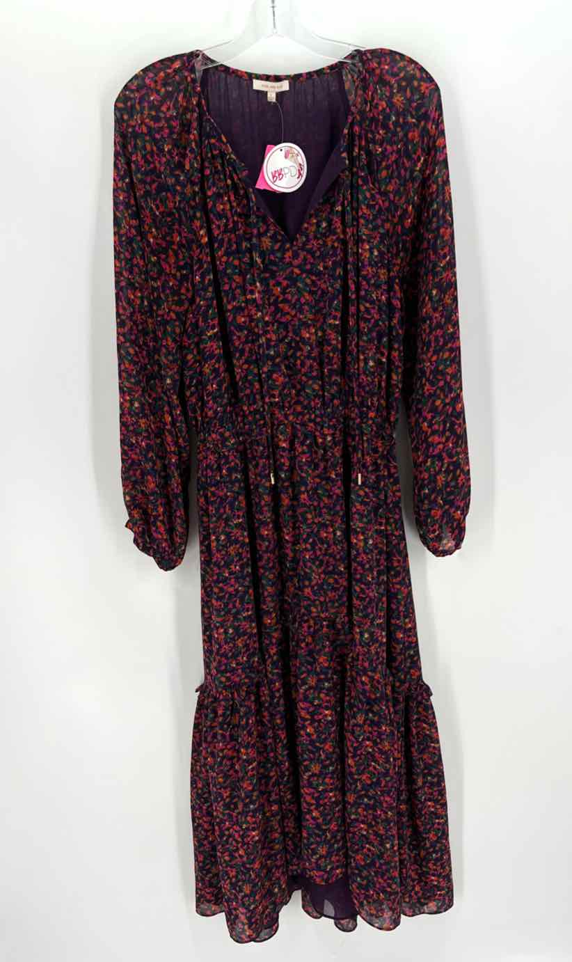 Size L SKIES ARE BLUE Multi-Color Dress