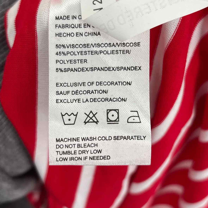 Size S Red Print Dress