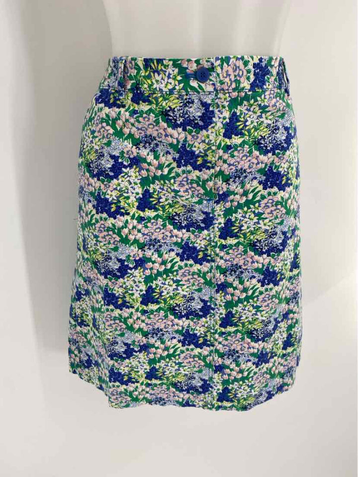 Size 12 Talbots Blue Skirt