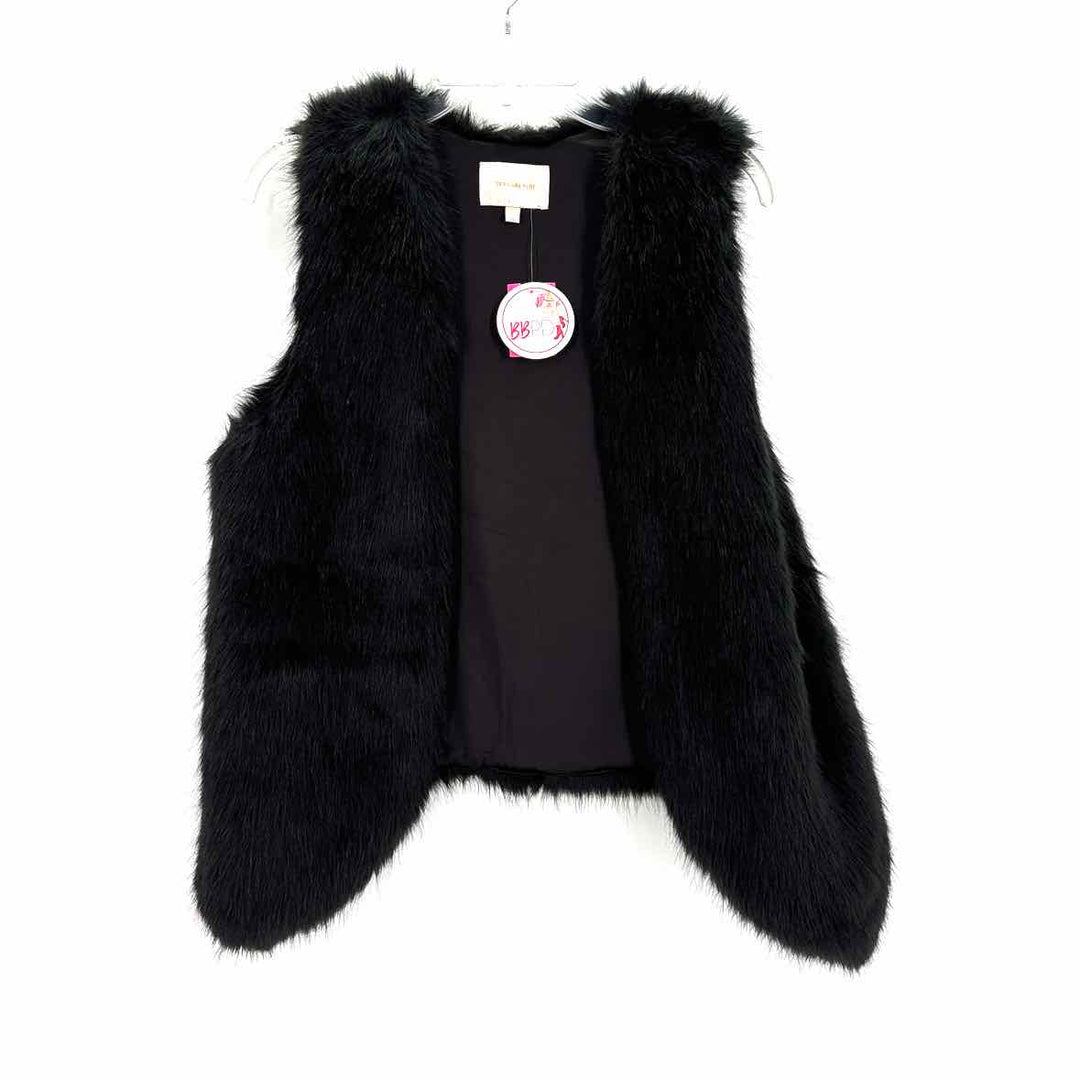 Size S SKIES ARE BLUE Black Vest