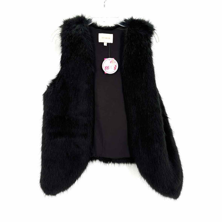 Size S SKIES ARE BLUE Black Vest