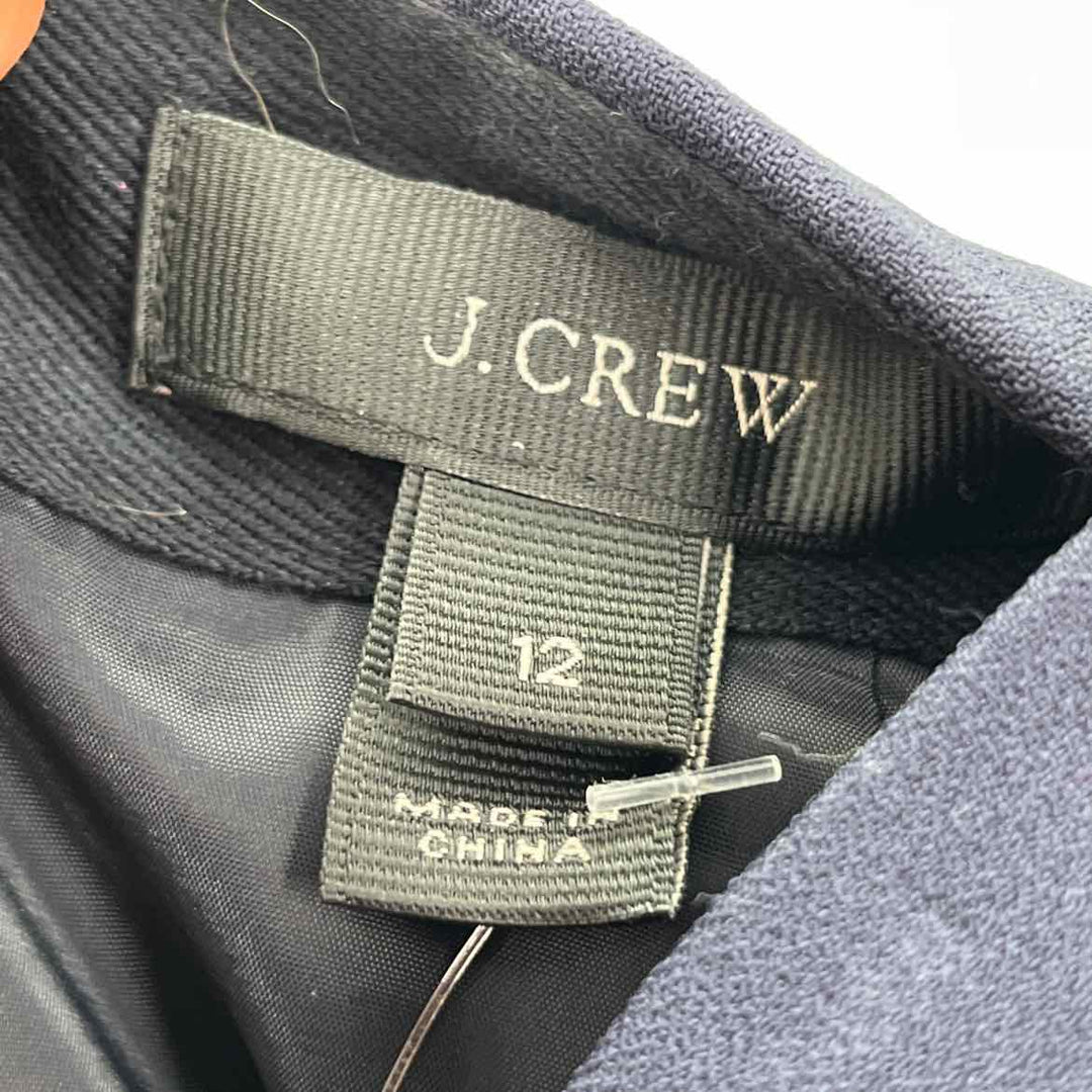 Size 12 J Crew Navy Skirt