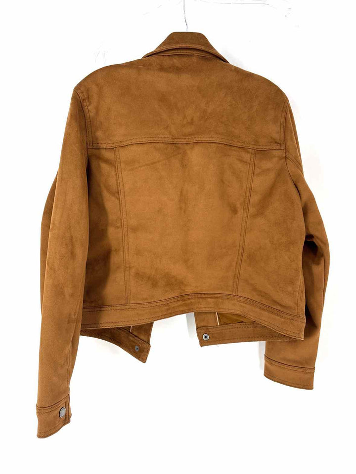 Size XL Abercrombie Brown Suede Jacket