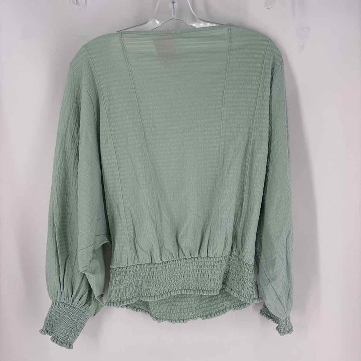 Size M Anthropologie Green Shirt