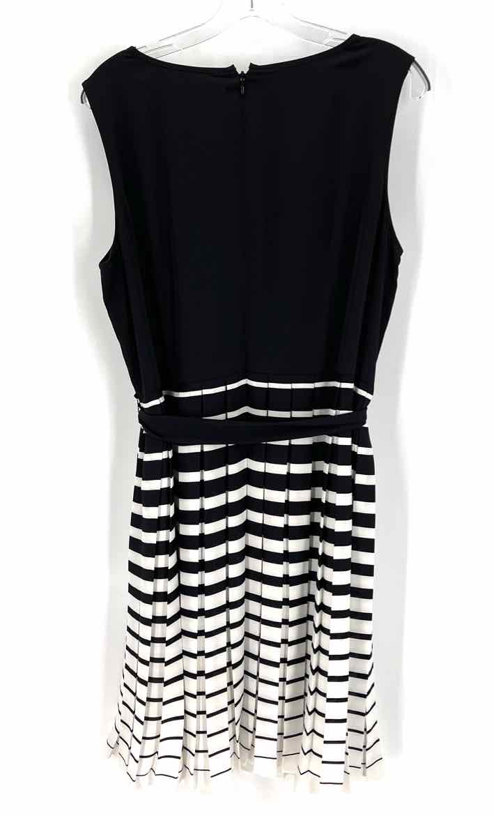 Size 14 Talbots Black/White Dress