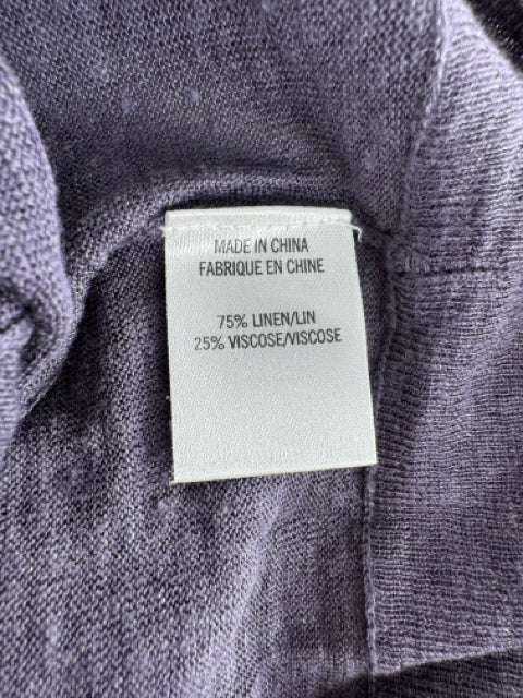 Size S THEORY Purple Knit Shirt