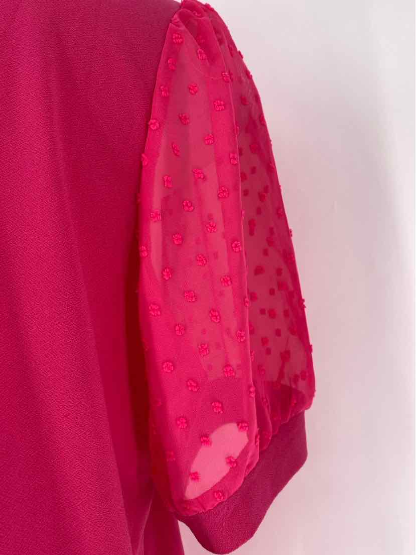 Size L CECE Fuschia Shirt