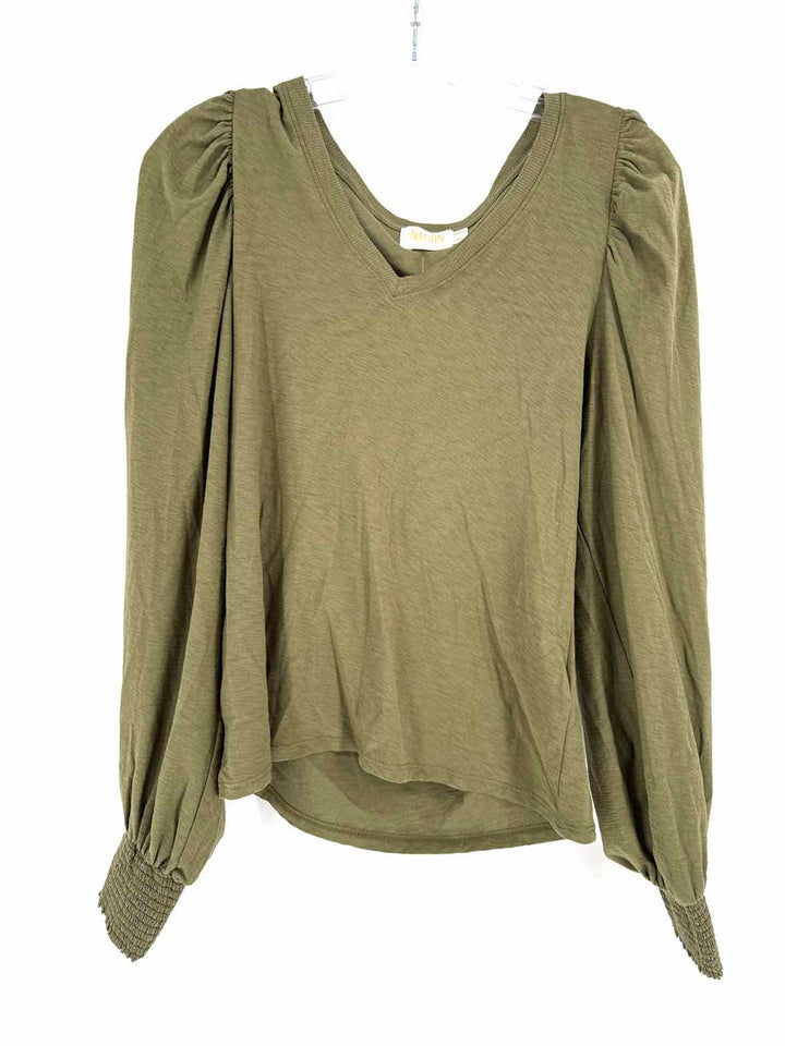Size S NATION Olive Shirt