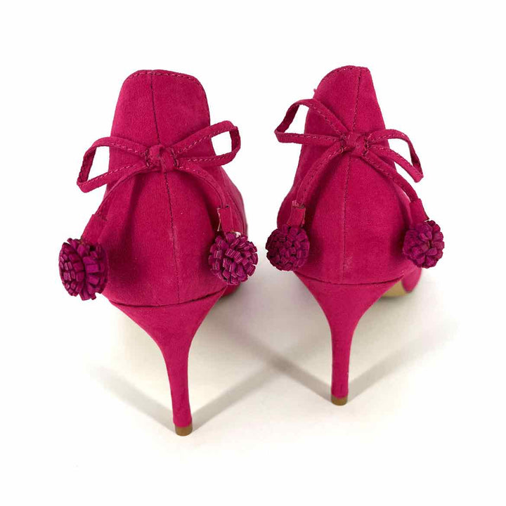 Shoe Size 12 Nine West Fuschia Heels