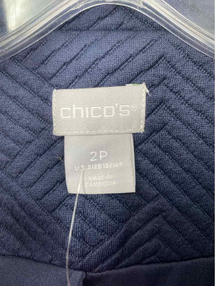 Size L Chico's Navy Jacket