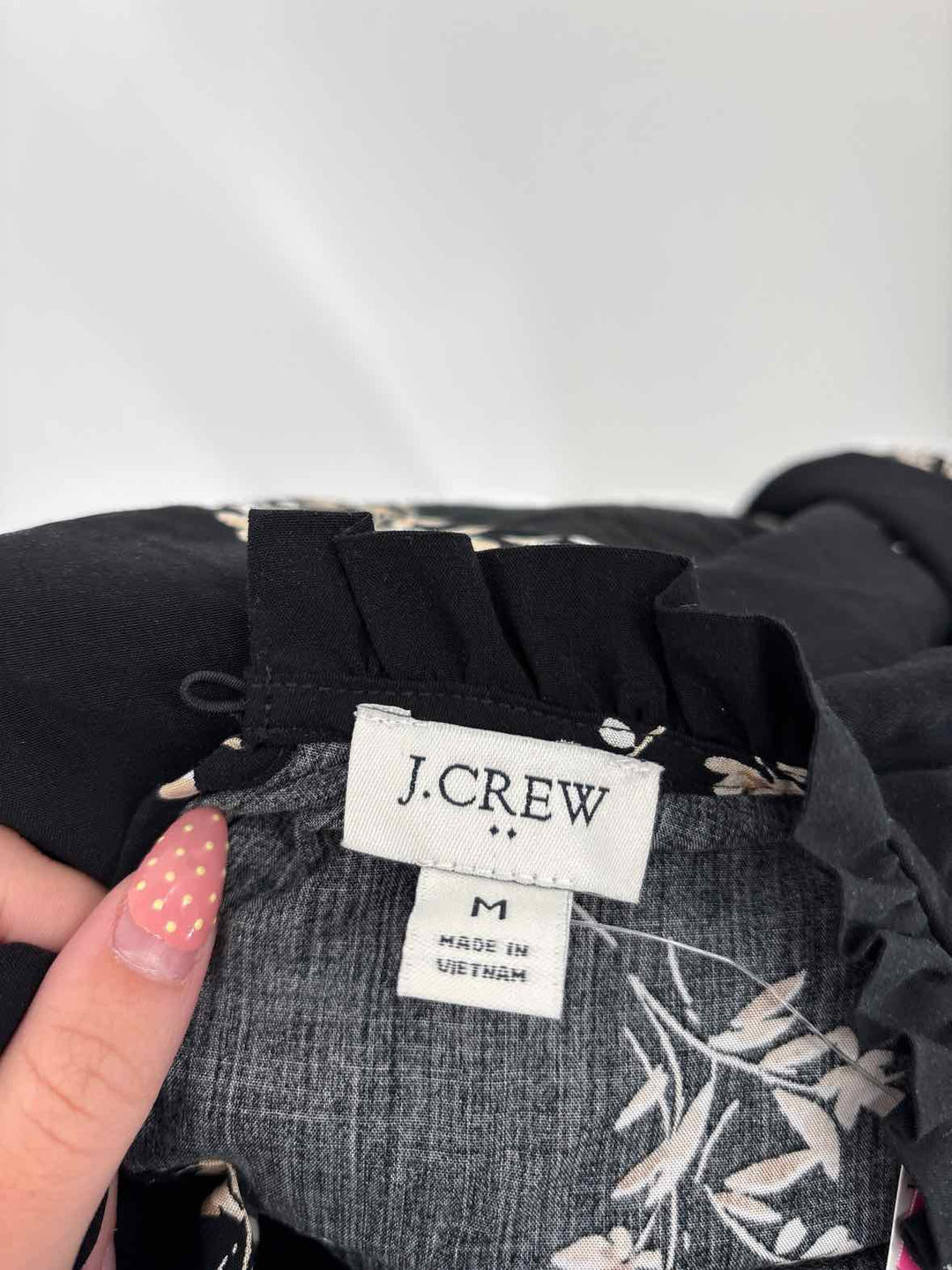 Size M J Crew Black Shirt