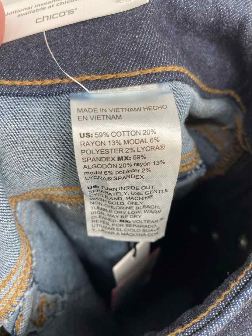 Size 8 Chico's Denim Pants
